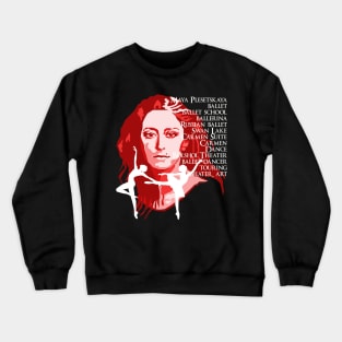 Maya Plesetskaya portrait Crewneck Sweatshirt